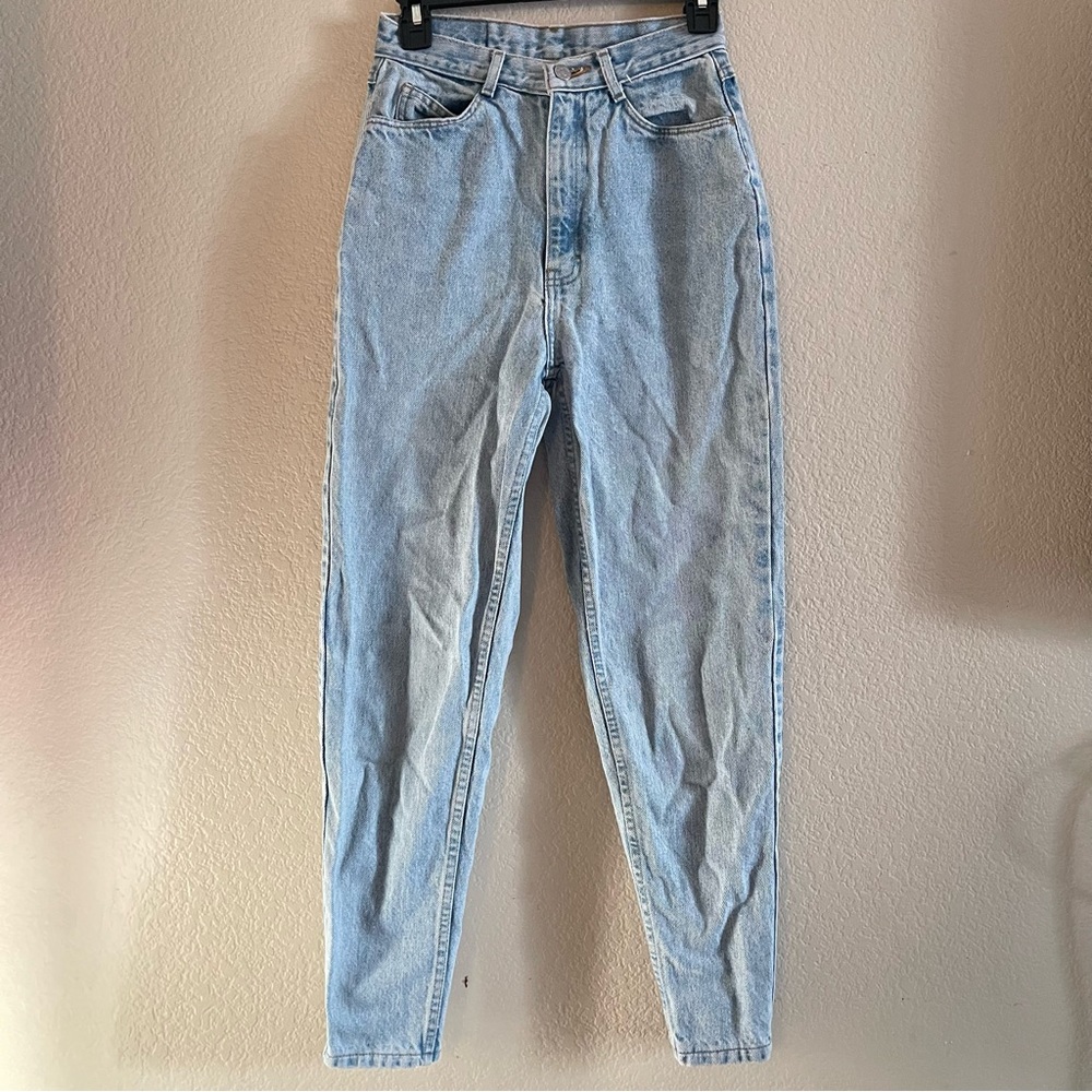 Jordache vintage high waist straight leg jeans size 9 blue
